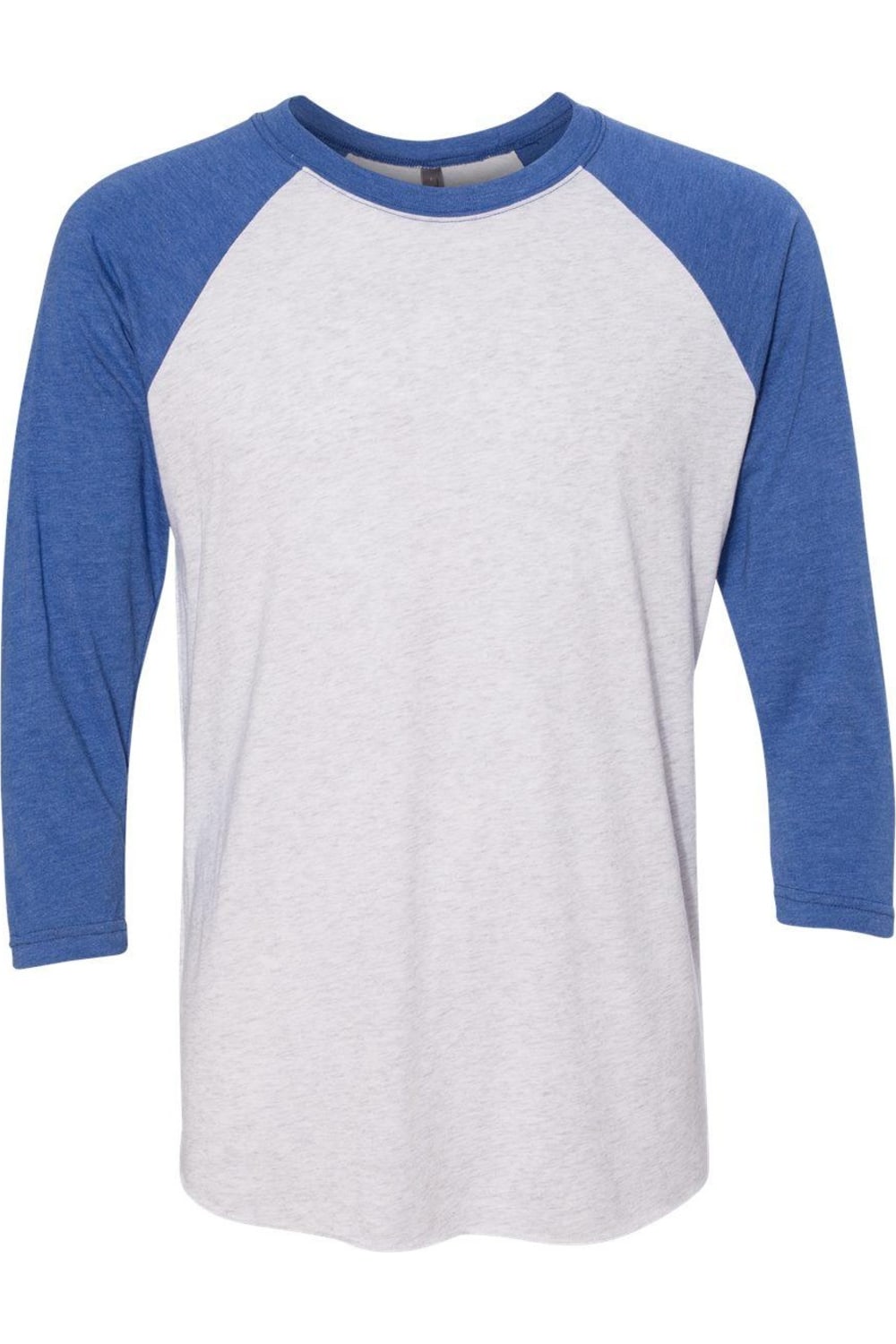 Футболка унисекс Triblend с рукавами реглан три четверти Next Level, цвет vintage royal sleeves/ heather white body
Футболка унисекс Triblend с рукавами реглан три четверти Next Level, цвет vintage royal sleeves/ heather white body