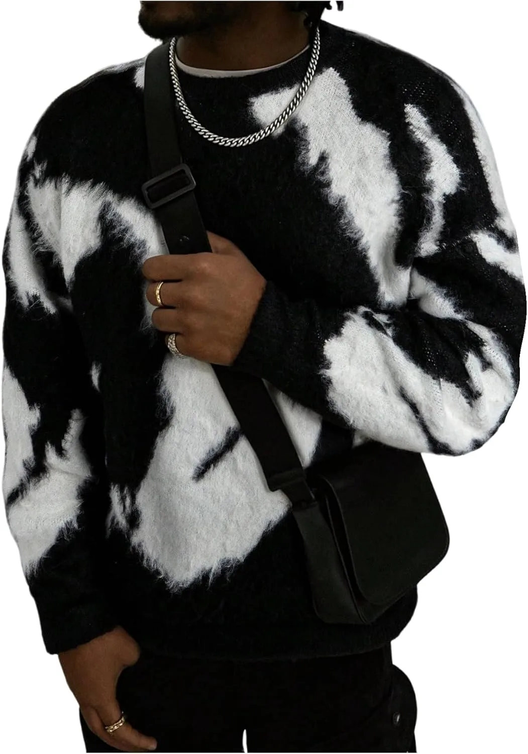 Мужской свитер Y2K с принтом, лонгслив RoseSeek
Мужской свитер Y2K с принтом, лонгслив RoseSeek