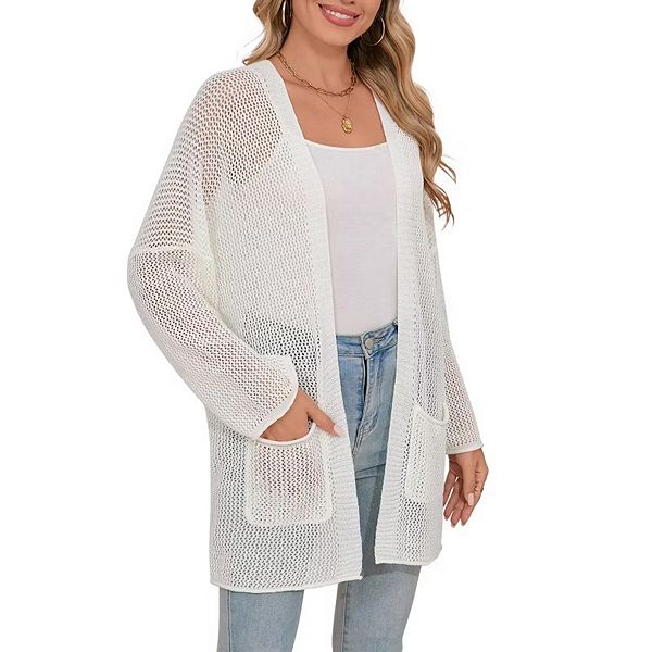 Женский кардиган с длинными рукавами и ажурной вязкой Seoria, Beige
Женский кардиган с длинными рукавами и ажурной вязкой Seoria, Beige