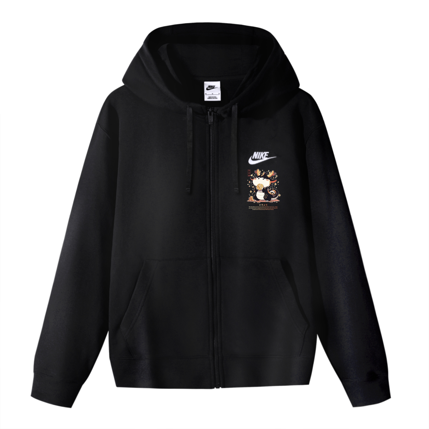 Nike Куртка унисекс черная, Black 
Nike Куртка унисекс черная, Black