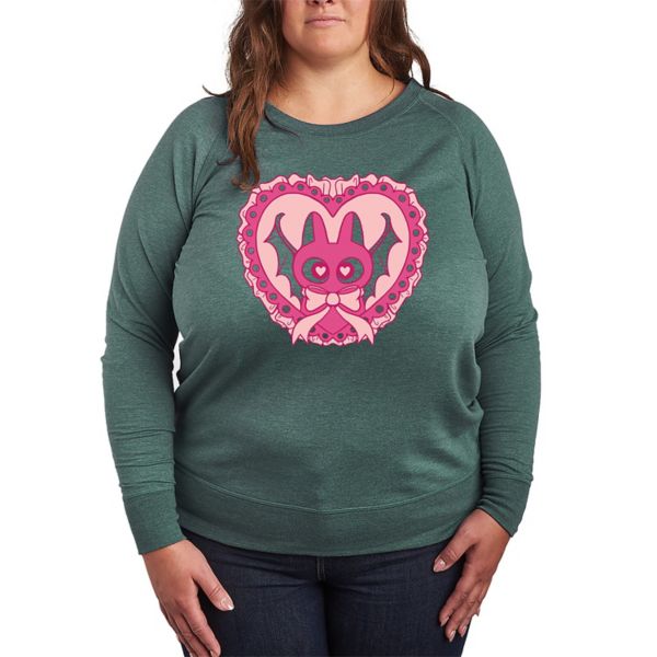 Футболка большого размера с длинными рукавами и принтом летучей мыши и кошки из французского трикотажа Licensed Character, зеленый
Футболка большого размера с длинными рукавами и принтом летучей мыши и кошки из французского трикотажа Licensed Character, зеленый