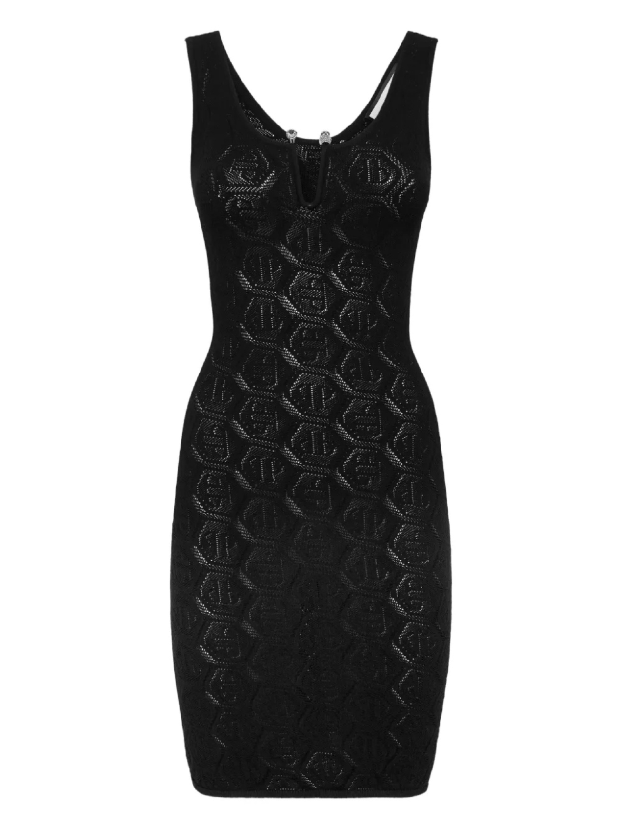 Philipp Plein платье мини с монограммой, черный
Philipp Plein платье мини с монограммой, черный