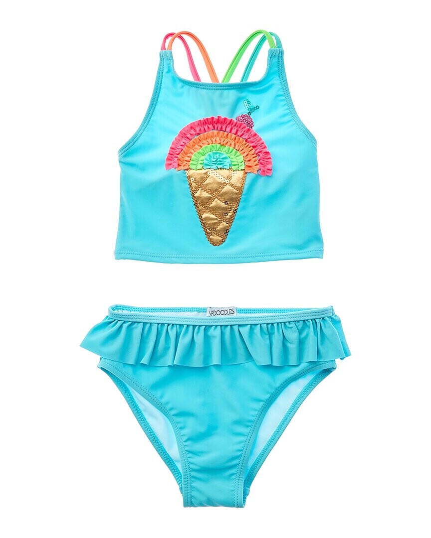Комплект для плавания Flapdoodles с аппликацией в виде мороженого, синий
Комплект для плавания Flapdoodles с аппликацией в виде мороженого, синий