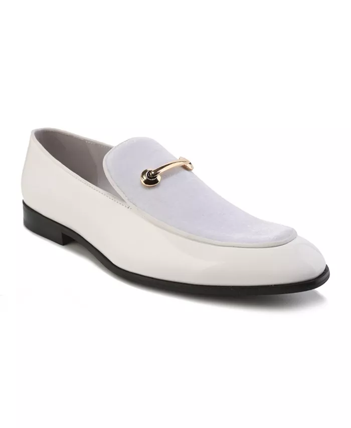 Мужские бархатные и лакированные слипоны-лоферы Gino Vitale, белый
Мужские бархатные и лакированные слипоны-лоферы Gino Vitale, белый