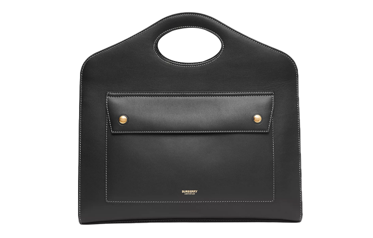 Сумка через плечо из кожи со строчкой и карманом, средний размер, женская, черная Burberry
Сумка через плечо из кожи со строчкой и карманом, средний размер, женская, черная Burberry