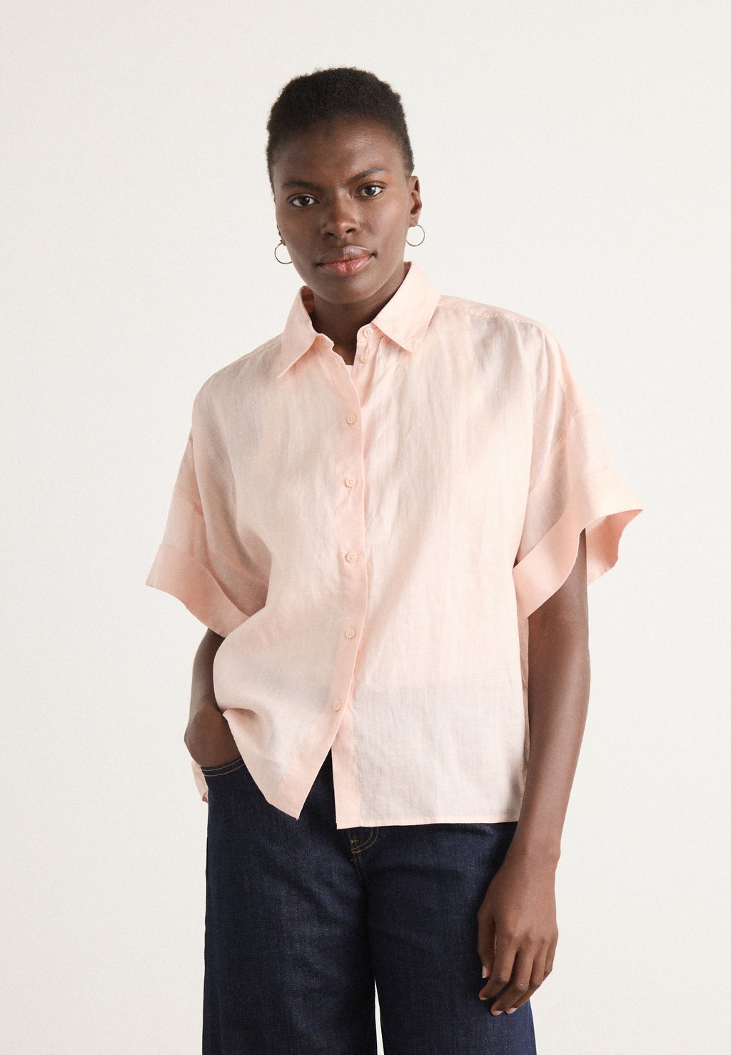 Блузка на пуговицах BISENAS BOSS, розовый
Блузка на пуговицах BISENAS BOSS, розовый