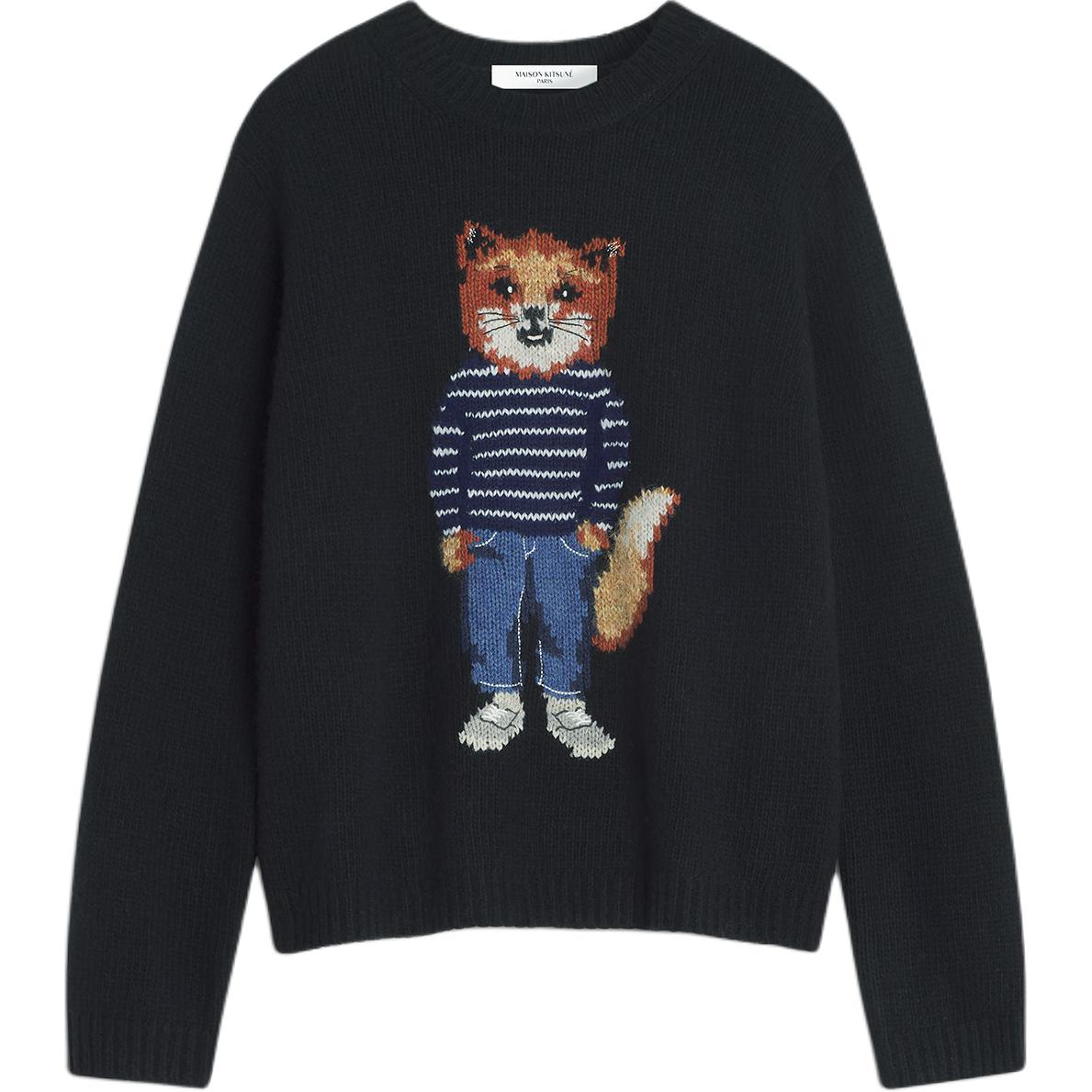 Шерстяной свитер с лисой от Maison Kitsuné Maison Kitsune, черный
Шерстяной свитер с лисой от Maison Kitsuné Maison Kitsune, черный