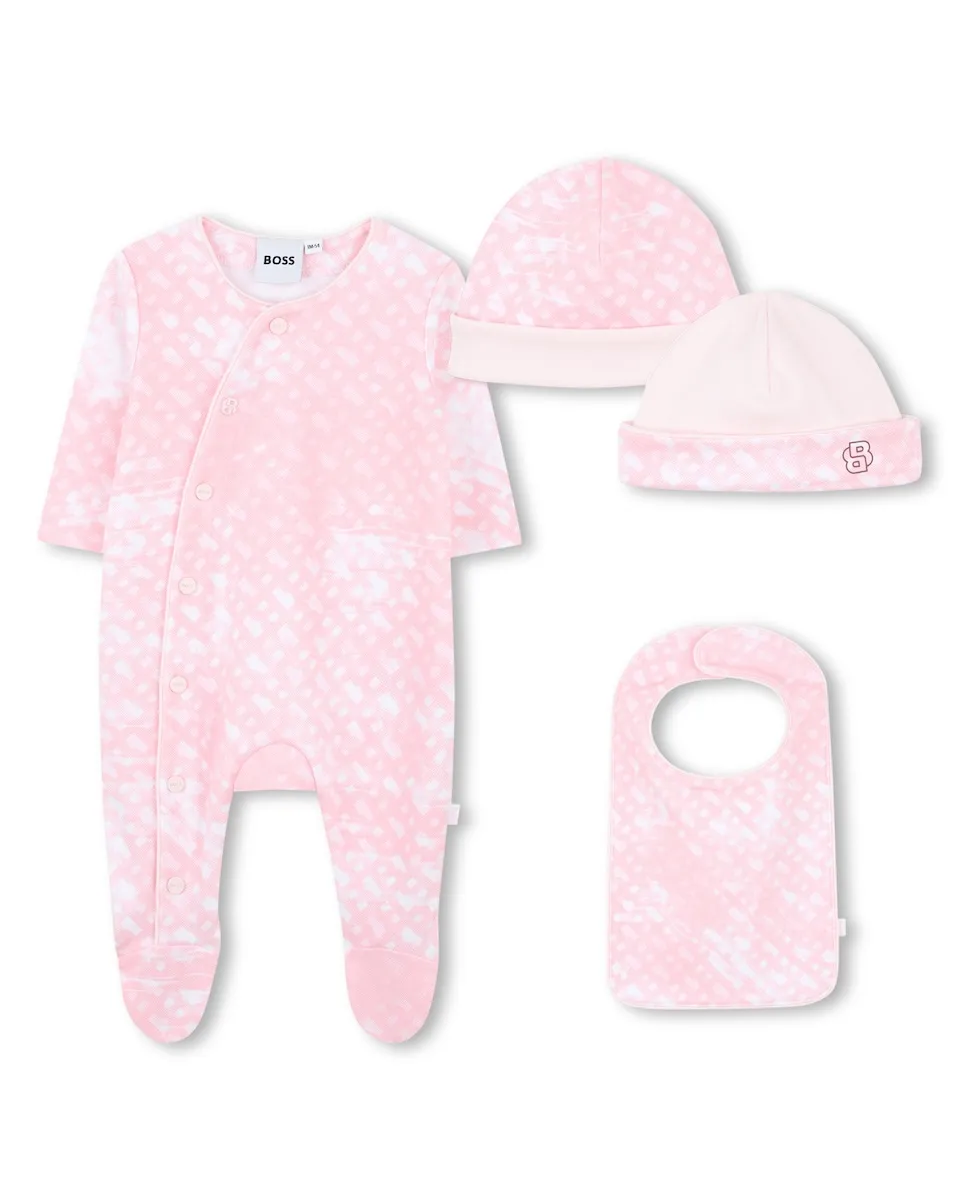 Набор для новорожденного розового цвета из хлопка BOSS Kidswear
Набор для новорожденного розового цвета из хлопка BOSS Kidswear