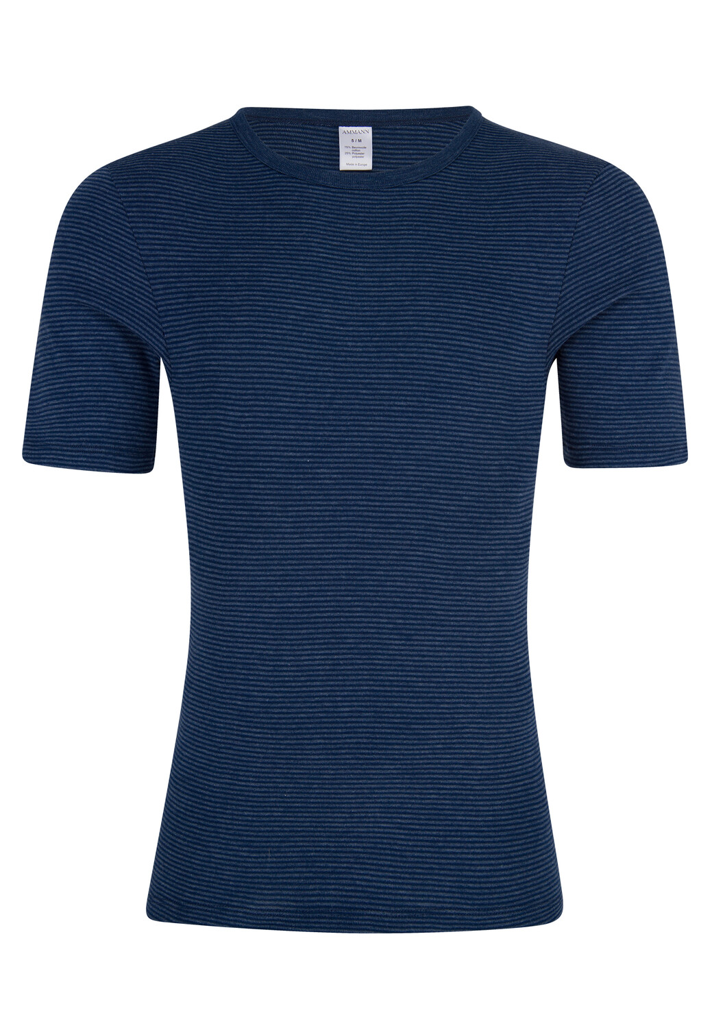 Майка Ammann/Shirt Kurzarm Jeans Feinripp, синий 
Майка Ammann/Shirt Kurzarm Jeans Feinripp, синий