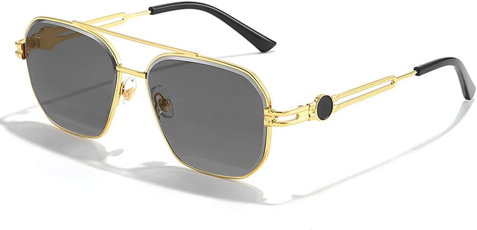 Мужские солнцезащитные очки в металлической оправе с градиентным переходом, квадратной переносицей, модные винтажные женские очки с защитой от УФ-излучения UV400 WNCKSQ, C01-gold Black
Мужские солнцезащитные очки в металлической оправе с градиентным переходом, квадратной переносицей, модные винтажные женские очки с защитой от УФ-излучения UV400 WNCKSQ, C01-gold Black