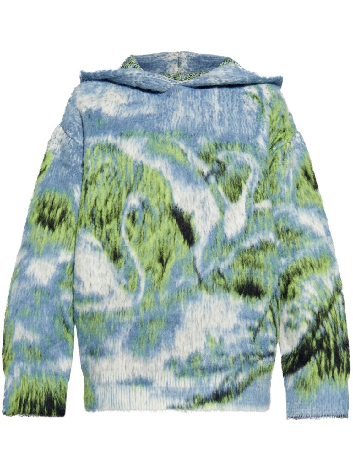 Свитер с жаккардовым узором The Attico, синий
Свитер с жаккардовым узором The Attico, синий