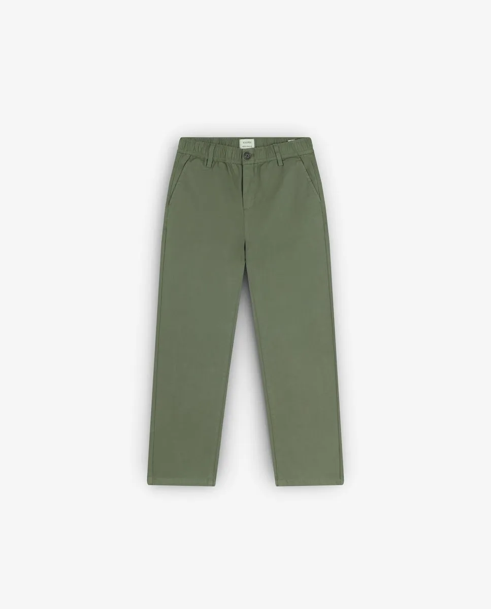 Детские чиносы с застежкой на пуговицу и молнию, с логотипом Scalpers, зеленый
Детские чиносы с застежкой на пуговицу и молнию, с логотипом Scalpers, зеленый