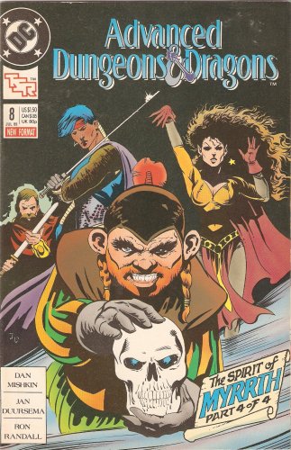 Advanced Dungeons and Dragons #8 (The Spirit of Myrrth Part 4 of 4) July 1989 (DC Comics)
Advanced Dungeons and Dragons #8 (The Spirit of Myrrth Part 4 of 4) July 1989 (DC Comics)