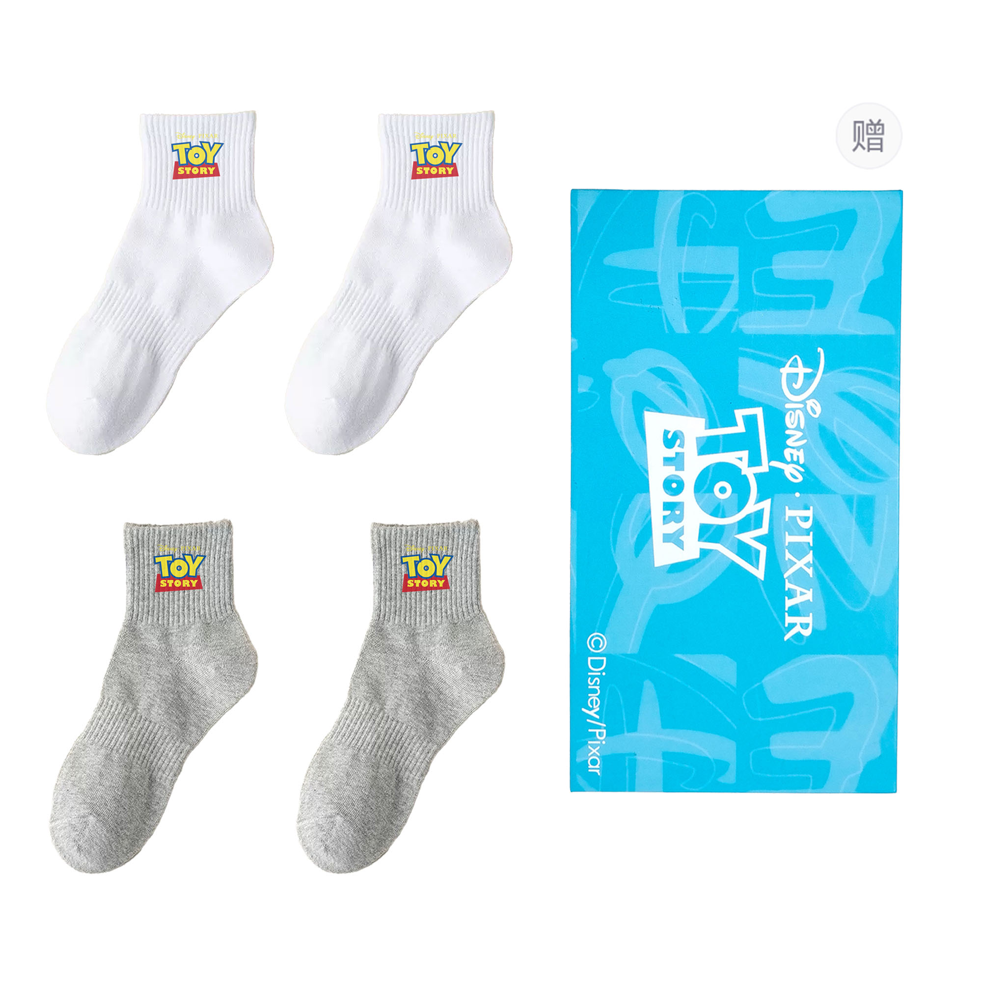 Набор из 4 пар унисекс носков Crew Disney, белый/серый
Набор из 4 пар унисекс носков Crew Disney, белый/серый