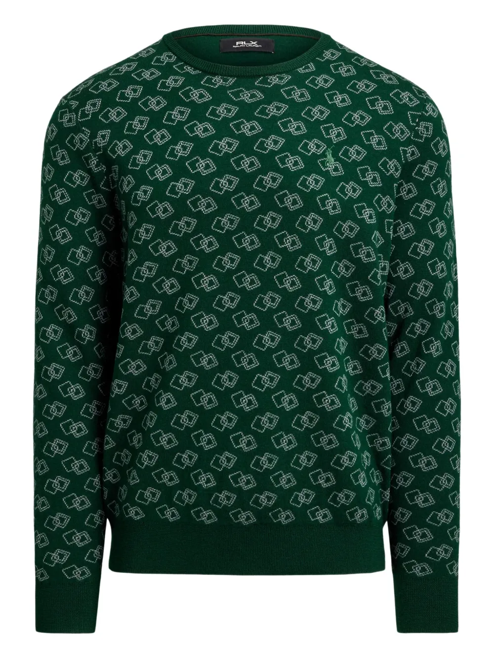 Свитер с круглым вырезом и геометрическим узором RLX Ralph Lauren, зеленый
Свитер с круглым вырезом и геометрическим узором RLX Ralph Lauren, зеленый