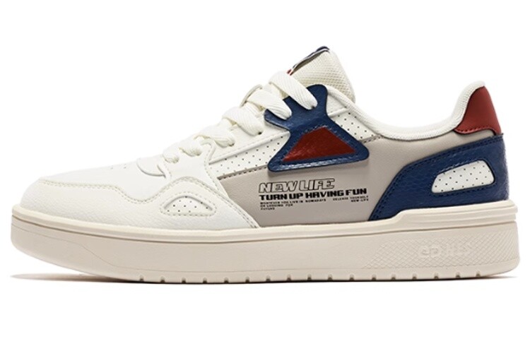 Кеды мужские, обувь для скейтбординга низкая слоновая кость/Dodge Blue Qiaodan
Кеды мужские, обувь для скейтбординга низкая слоновая кость/Dodge Blue Qiaodan