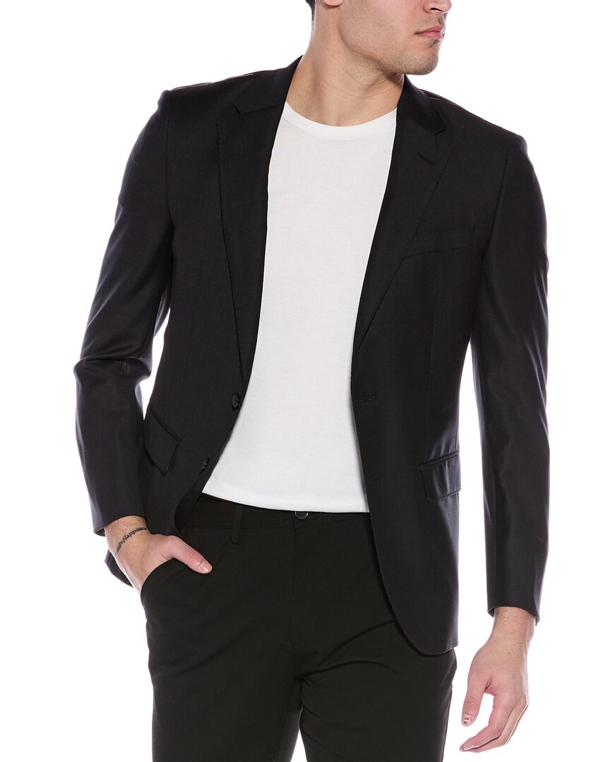 BOSS Hugo Boss приталенный пиджак из смесовой шерсти, черный
BOSS Hugo Boss приталенный пиджак из смесовой шерсти, черный