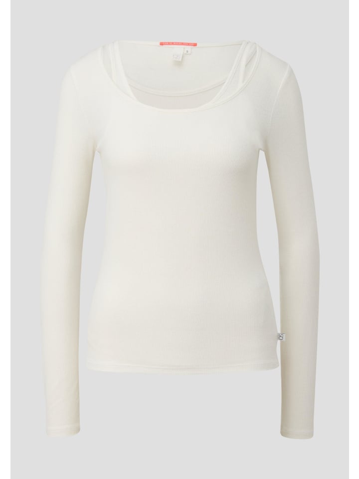 Футболка в цвете 0200_cream QS
Футболка в цвете 0200_cream QS