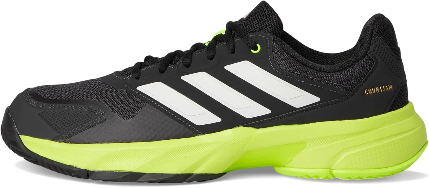 Мужские теннисные кроссовки Adidas Courtjam Control 3 - черные, металлик
Мужские теннисные кроссовки Adidas Courtjam Control 3 - черные, металлик