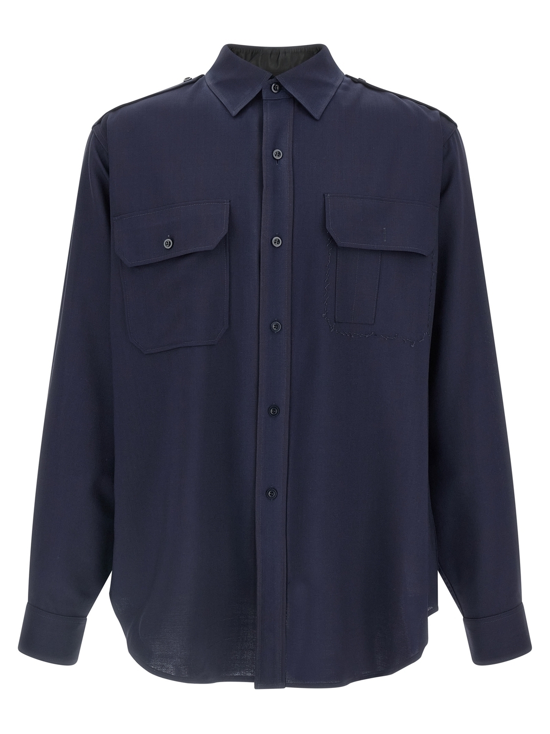 Рубашка «Задушенный глажкой» MAISON MARGIELA, синий
Рубашка «Задушенный глажкой» MAISON MARGIELA, синий