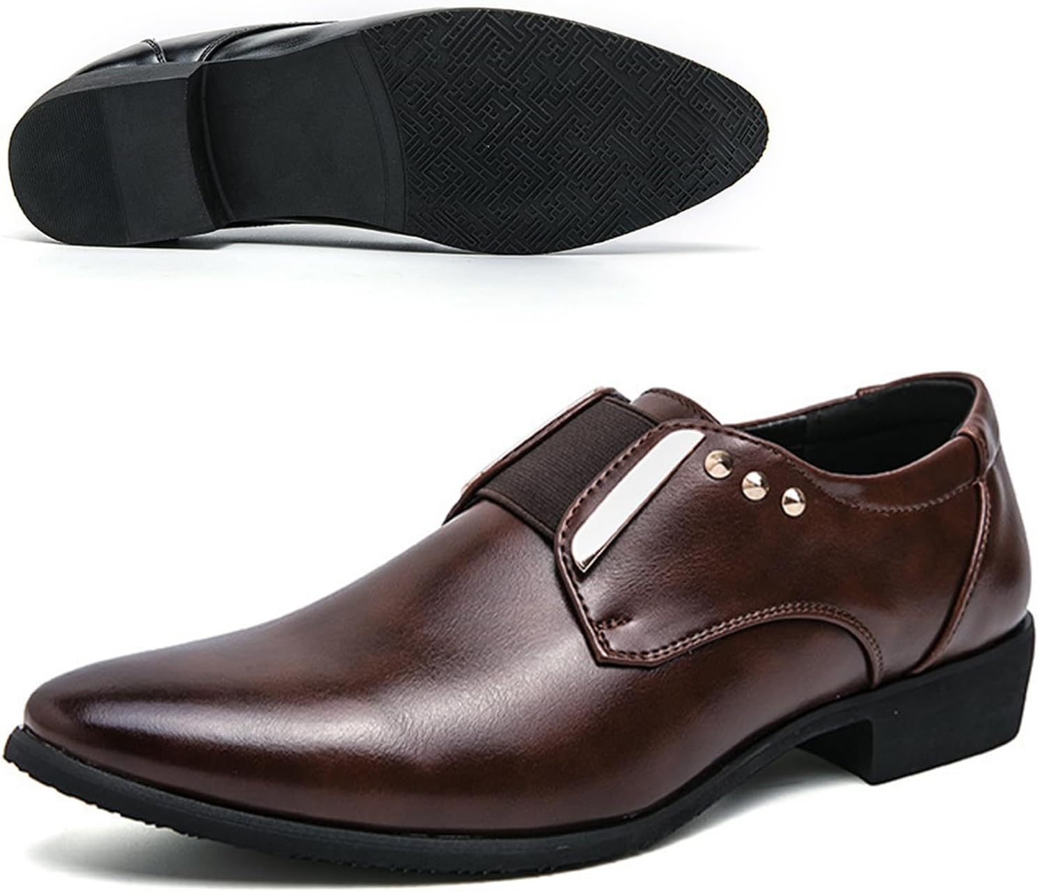 Мужские кожаные туфли-лоферы NEKGNL с металлическими заклепками, модный заостренный носок, низкий верх, без шнурков, блочный каблук, для офиса, деловых костюмов, повседневной носки, нескользящие, для вечеринок и выпускных, повседневная обувь, ко...
Мужские кожаные туфли-лоферы NEKGNL с металлическими заклепками, модный заостренный носок, низкий верх, без шнурков, блочный каблук, для офиса, деловых костюмов, повседневной носки, нескользящие, для вечеринок и выпускных, повседневная обувь, ко...