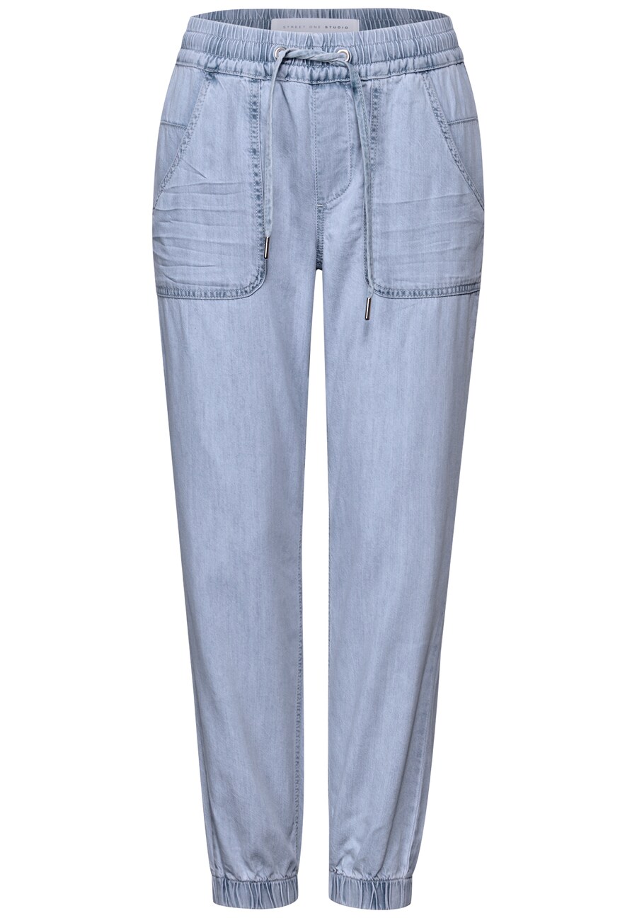 Зауженные джинсы Street One Studio, светло-голубой
Зауженные джинсы Street One Studio, светло-голубой