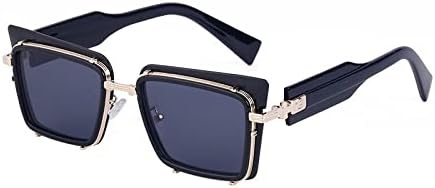 Винтажные солнцезащитные очки 2027 года для женщин, из сплава, с черным градиентом, защита от УФ-излучения UV400, для мужчин, в стиле хип-хоп, для вождения MTZJH, Gold All Gray
Винтажные солнцезащитные очки 2027 года для женщин, из сплава, с черным градиентом, защита от УФ-излучения UV400, для мужчин, в стиле хип-хоп, для вождения MTZJH, Gold All Gray