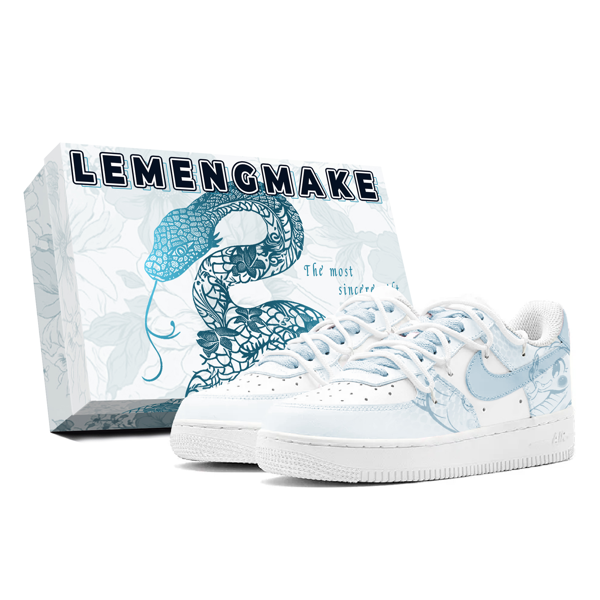 Кроссовки Air Force 1 LE с низким верхом, амортизирующими, противоскользящими и износостойкими подошвами для детей и подростков Nike, синий/белый
Кроссовки Air Force 1 LE с низким верхом, амортизирующими, противоскользящими и износостойкими подошвами для детей и подростков Nike, синий/белый