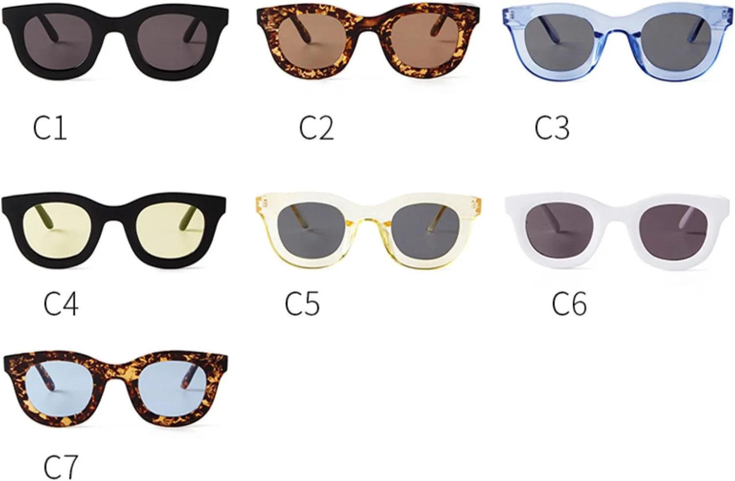 Солнцезащитные очки с защитой от УФ-излучения UV400 | Круглые желтые линзы | Для женщин и мужчин, для занятий спортом на открытом воздухе и вождения DSVIGF, 06
Солнцезащитные очки с защитой от УФ-излучения UV400 | Круглые желтые линзы | Для женщин и мужчин, для занятий спортом на открытом воздухе и вождения DSVIGF, 06