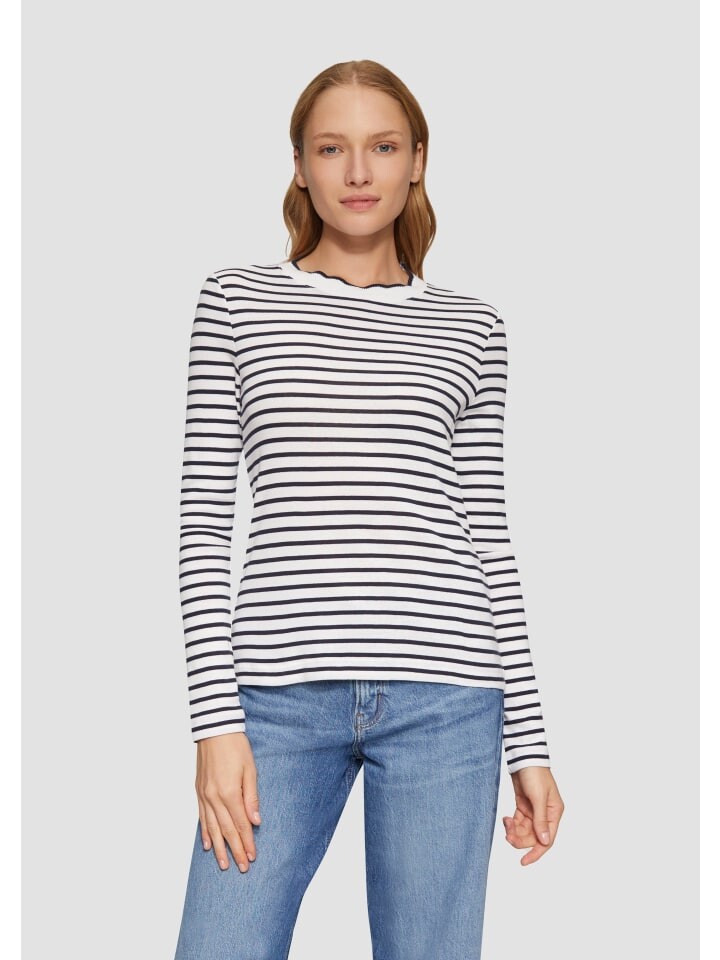 Футболка sOliver langarm, цвет schwarz-weiß
Футболка sOliver langarm, цвет schwarz-weiß