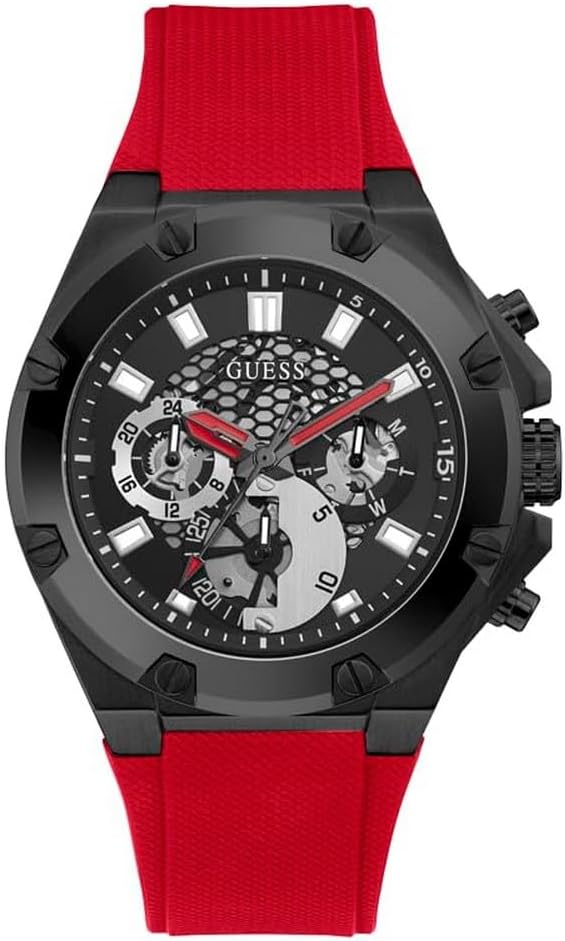 Спортивные часы GUESS из силикона, Red/Black/Black
Спортивные часы GUESS из силикона, Red/Black/Black