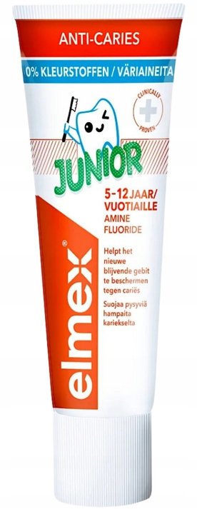 Зубная паста Elmex Junior для детей 5-12 лет 75 мл
Зубная паста Elmex Junior для детей 5-12 лет 75 мл