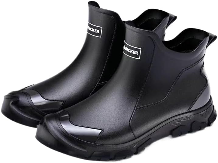 Мужские короткие дождевые ботинки Hhhchpm, легкие, водонепроницаемые, готовые для работы в саду, с противоскользящей подошвой, подкладкой из замши, стильным средним каблуком из резины, идеально подходят для ношения на улице, черный
Мужские короткие дождевые ботинки Hhhchpm, легкие, водонепроницаемые, готовые для работы в саду, с противоскользящей подошвой, подкладкой из замши, стильным средним каблуком из резины, идеально подходят для ношения на улице, черный