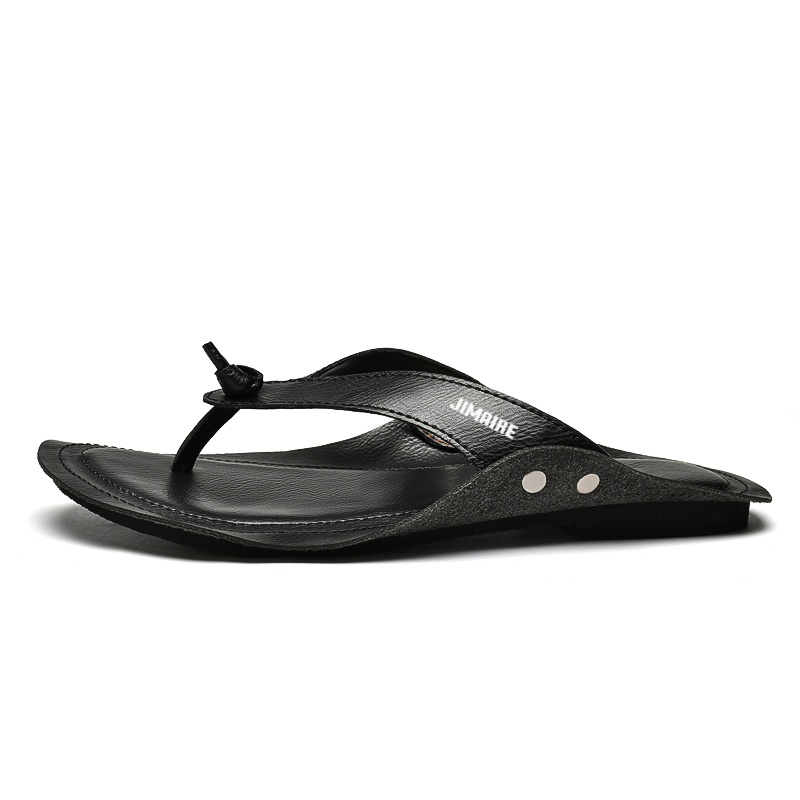 Мужские шлепанцы с резиновой подошвой и прошивкой King Jinmai, Black
Мужские шлепанцы с резиновой подошвой и прошивкой King Jinmai, Black