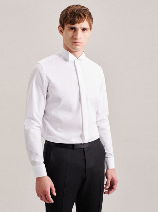 Смокинг в форме рубашка с длинными рукавами Seidensticker, белый
Смокинг в форме рубашка с длинными рукавами Seidensticker, белый