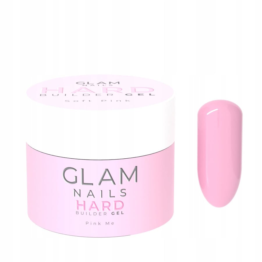 Гель-гель Glam Nails Hard Builder Gel Pink Me 15 мл
Гель-гель Glam Nails Hard Builder Gel Pink Me 15 мл