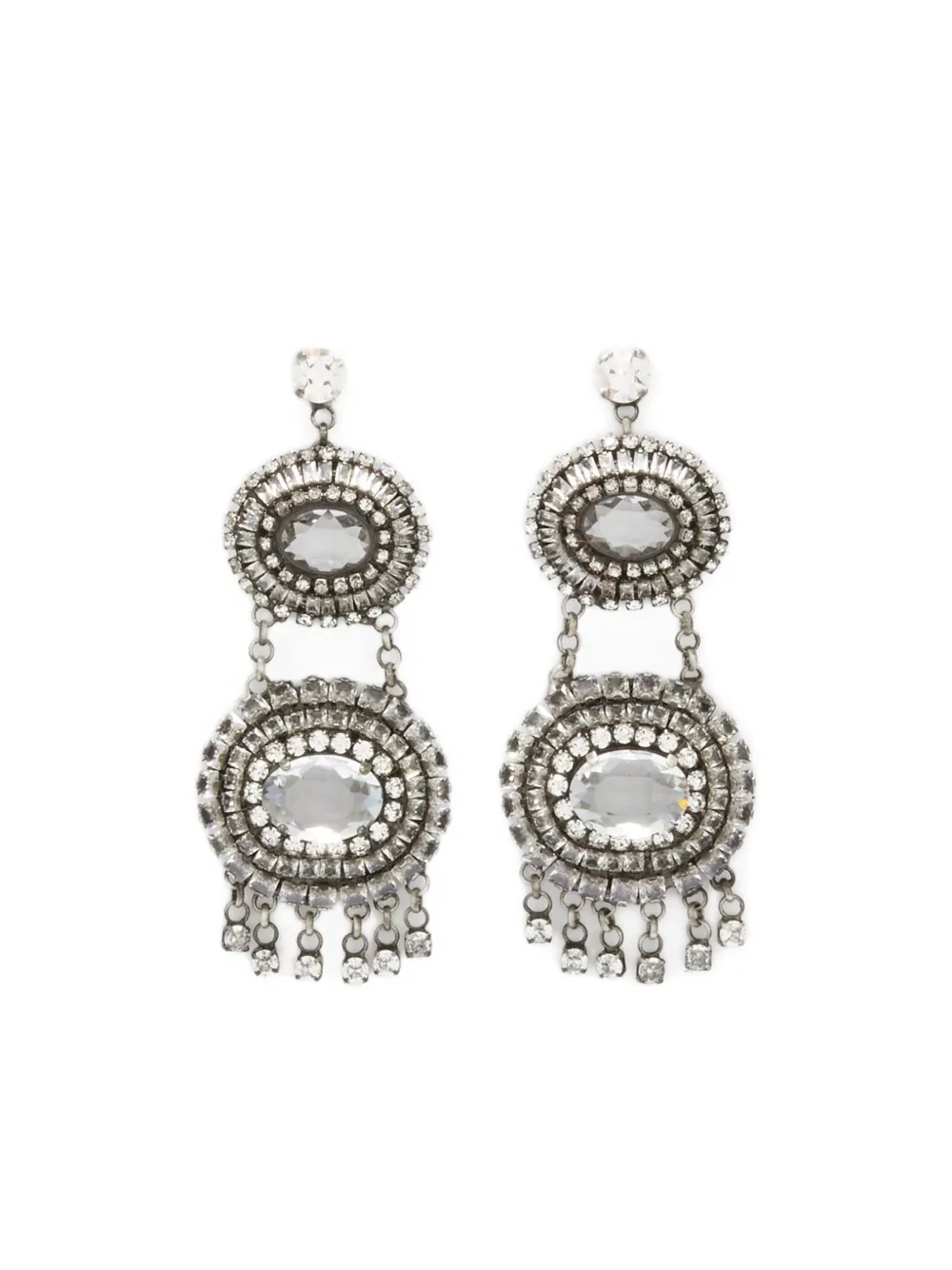 Серьги-люстры, украшенные кристаллами Ermanno Scervino, серебряный
Серьги-люстры, украшенные кристаллами Ermanno Scervino, серебряный