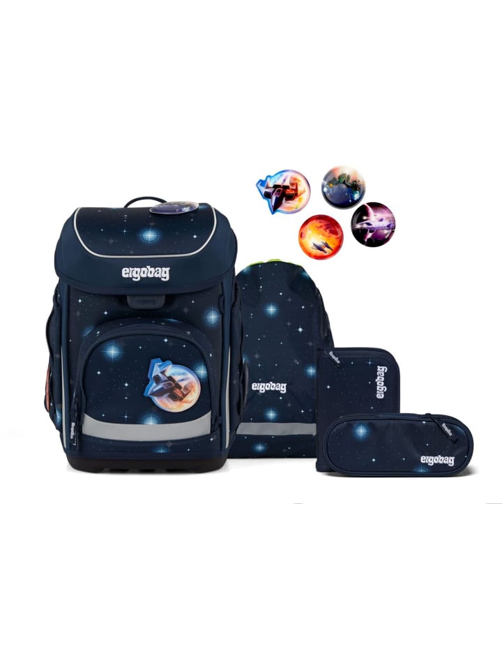 Ergobag Набор школьных сумок Cubo, 5 предметов, дизайн KoBärnikus, синий
Ergobag Набор школьных сумок Cubo, 5 предметов, дизайн KoBärnikus, синий