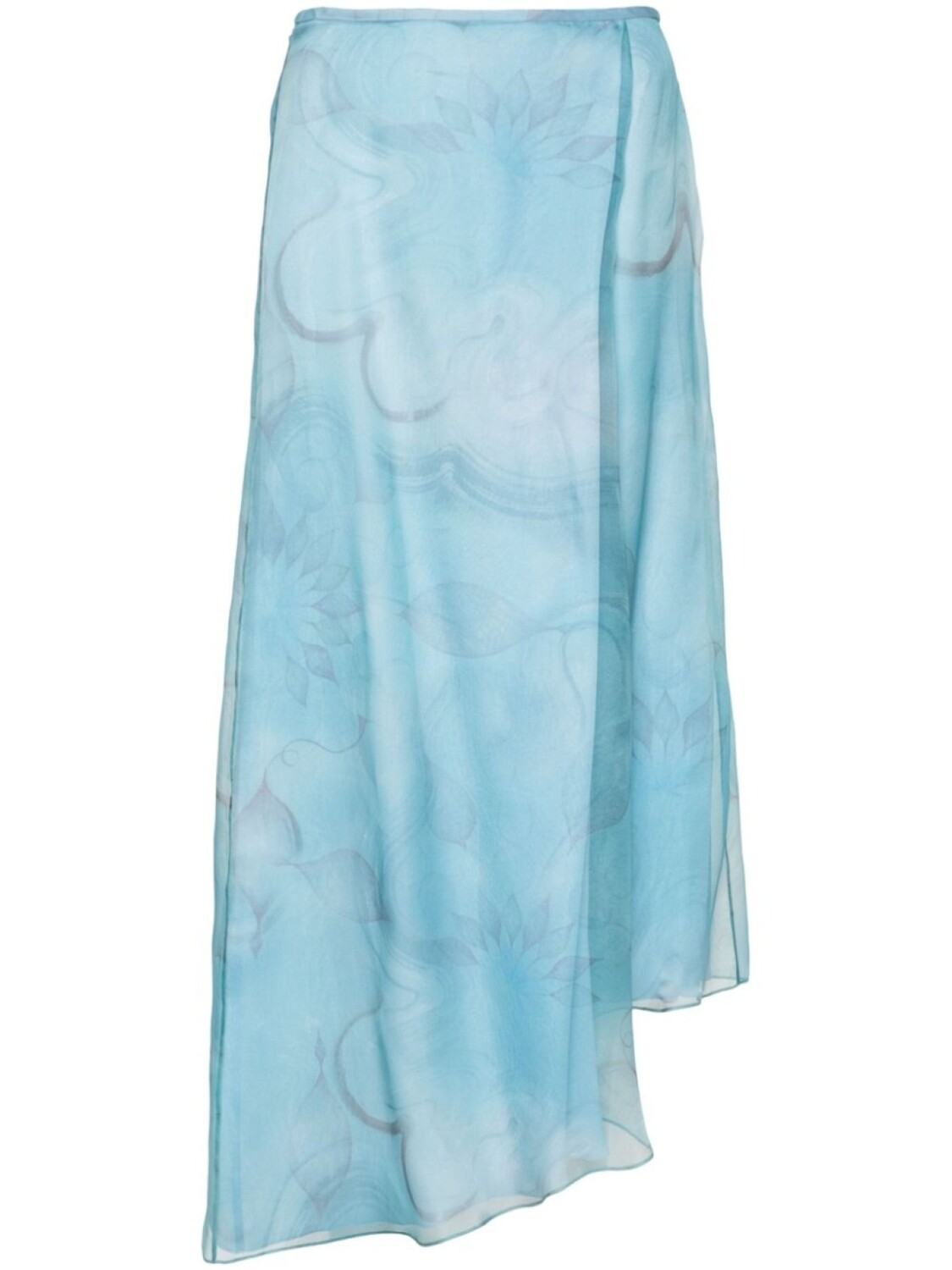 Giorgio Armani юбка асимметричного кроя с цветочным принтом, синий
Giorgio Armani юбка асимметричного кроя с цветочным принтом, синий