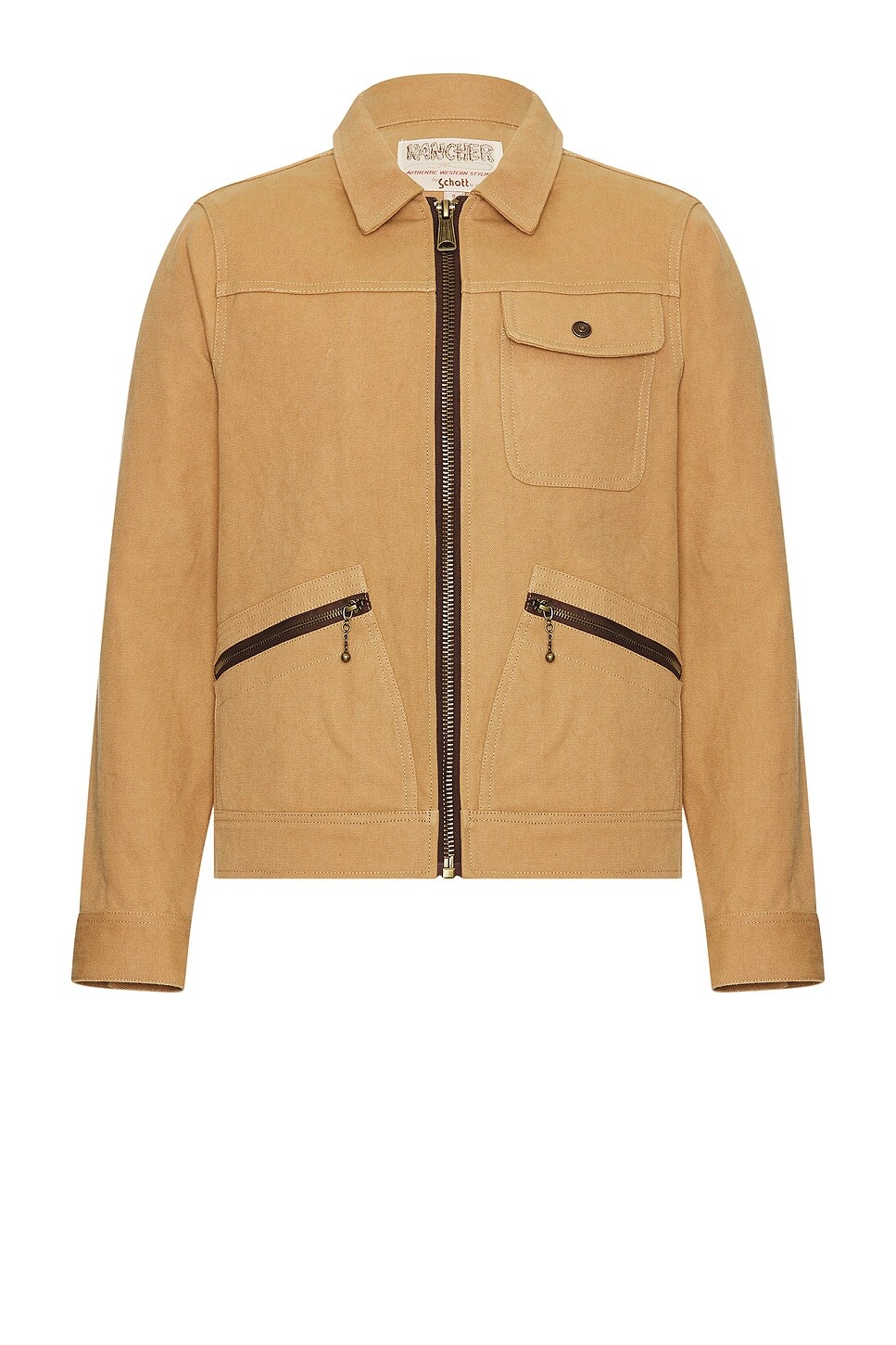 Практичная куртка без подкладки Schott, цвет Tobacco
Практичная куртка без подкладки Schott, цвет Tobacco