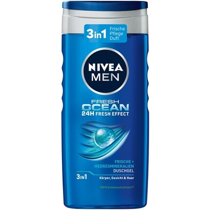 Гель для душа «Свежий океан» для мужчин 250 мл, Nivea
Гель для душа «Свежий океан» для мужчин 250 мл, Nivea