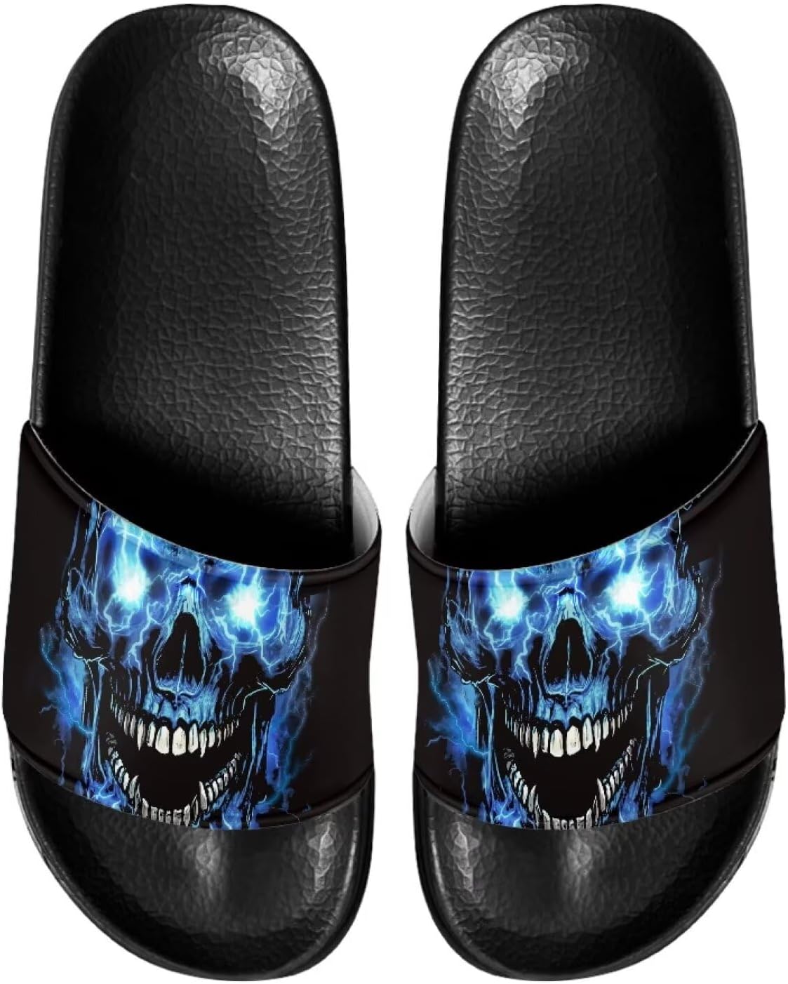 Мужские шлепанцы сандалии Стильные летние тапочки Повседневные пляжные шлепанцы Нескользящие тапочки для ванной Pugasmiru, Lightning Skull Pattern
Мужские шлепанцы сандалии Стильные летние тапочки Повседневные пляжные шлепанцы Нескользящие тапочки для ванной Pugasmiru, Lightning Skull Pattern