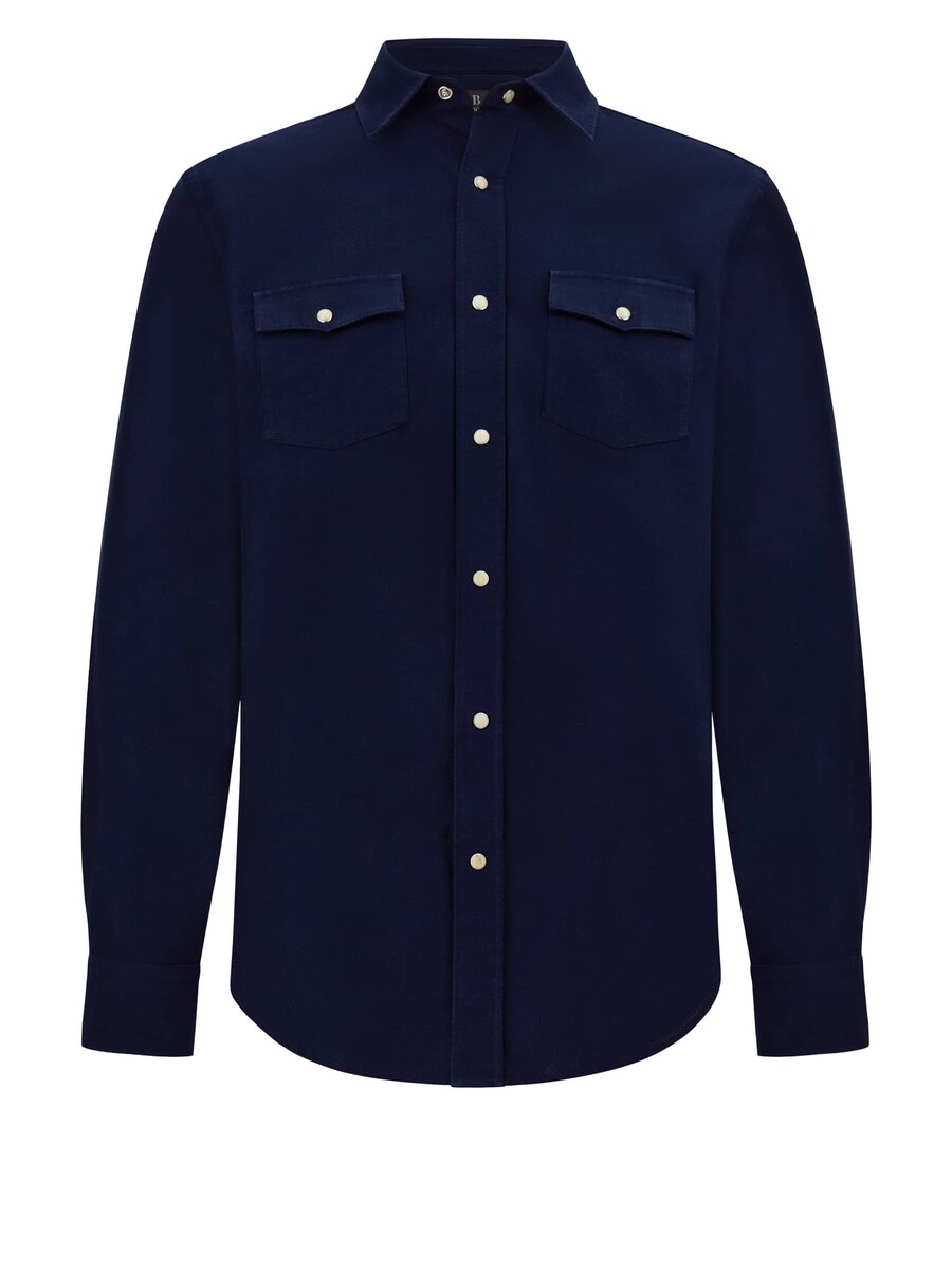 Рубашка на пуговицах классического кроя Boggi Milano, морской синий
Рубашка на пуговицах классического кроя Boggi Milano, морской синий