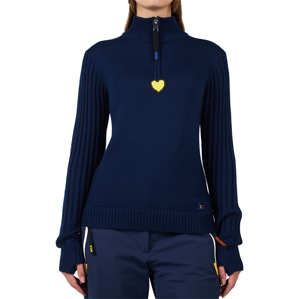 Свитер Rossignol JCC Merib с застежкой-молнией до середины груди (женский), Cosmic Blue
Свитер Rossignol JCC Merib с застежкой-молнией до середины груди (женский), Cosmic Blue