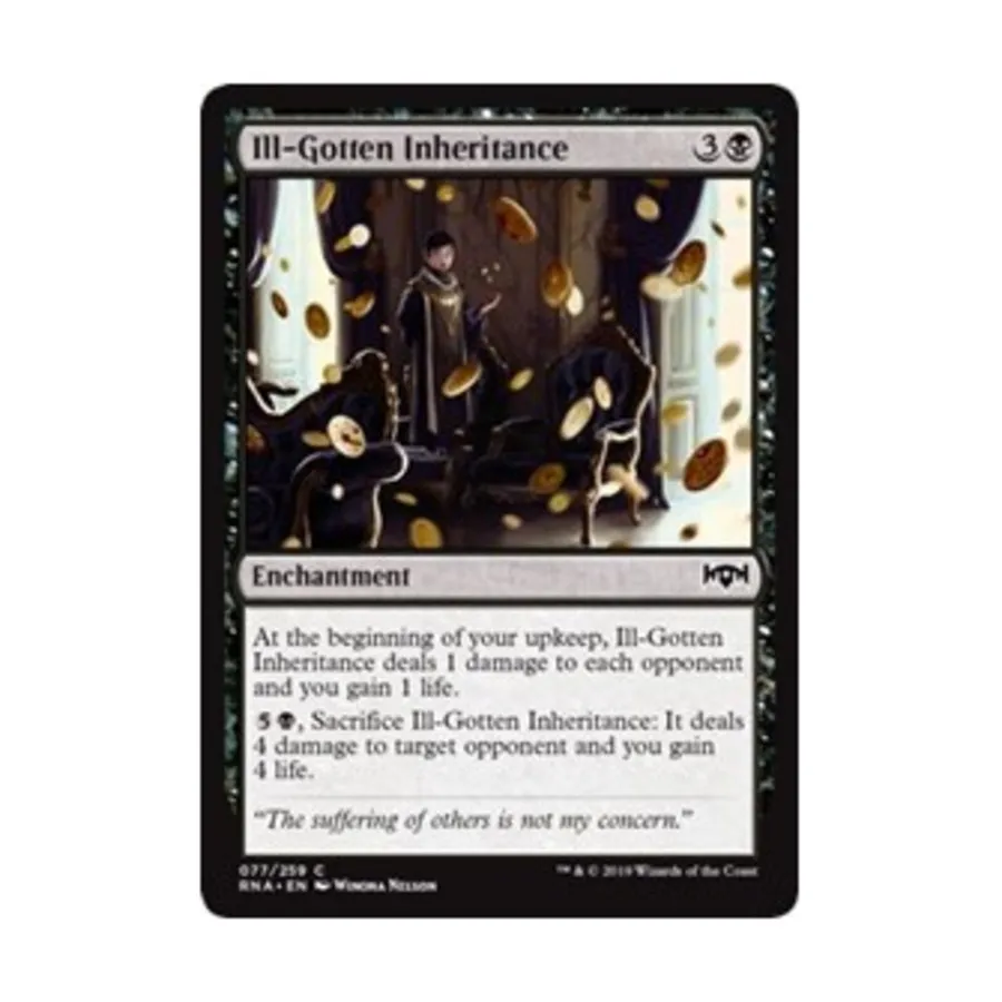 CCG Нечестно полученное наследство (С), MTG - Ravnica Allegiance
CCG Нечестно полученное наследство (С), MTG - Ravnica Allegiance