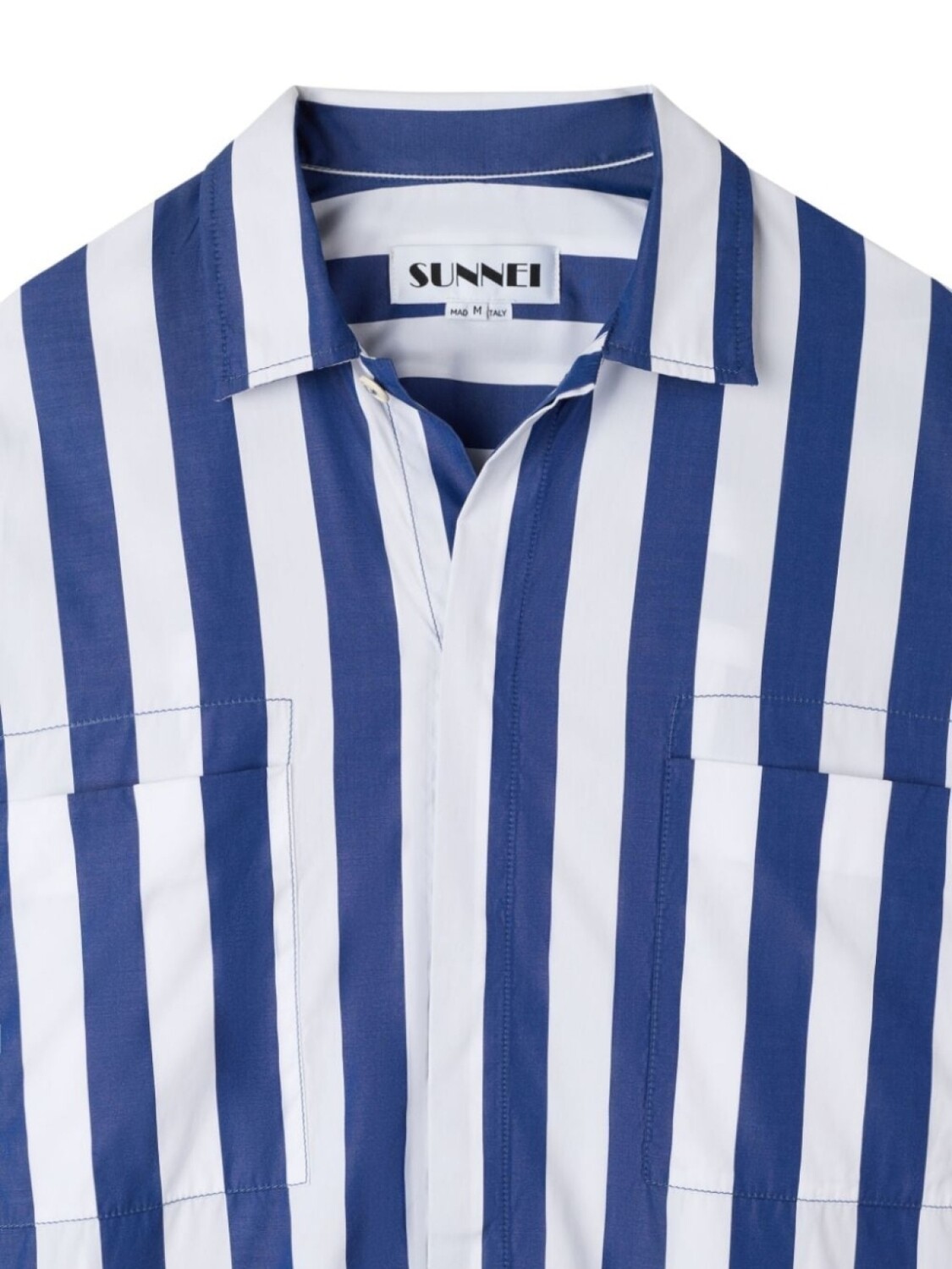 Sunnei полосатая рубашка, синий
Sunnei полосатая рубашка, синий