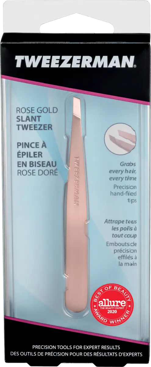 Пинцет скошенный розовое золото 1 штука. Tweezerman
Пинцет скошенный розовое золото 1 штука. Tweezerman