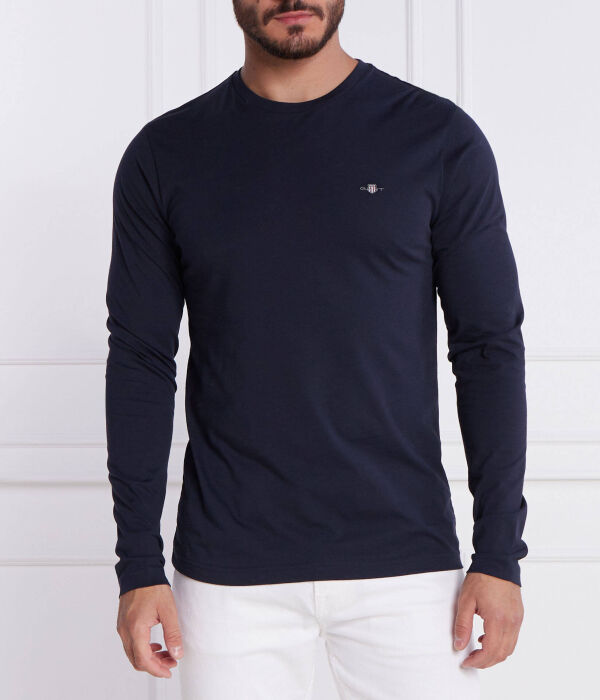 Лонгслив мужской Gant облегающий, синий
Лонгслив мужской Gant облегающий, синий