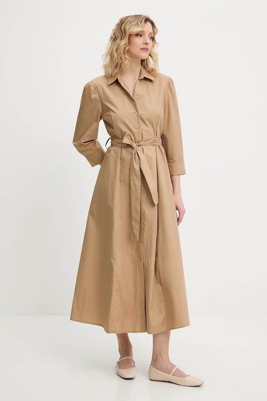 Хлопковое платье Answear.Lab, бежевый
Хлопковое платье Answear.Lab, бежевый