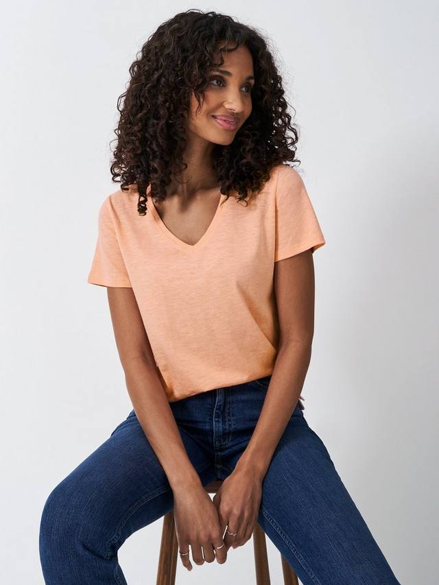 Хлопчатобумажная футболка с v-образным вырезом slub Crew Clothing, цвет Peach
Хлопчатобумажная футболка с v-образным вырезом slub Crew Clothing, цвет Peach